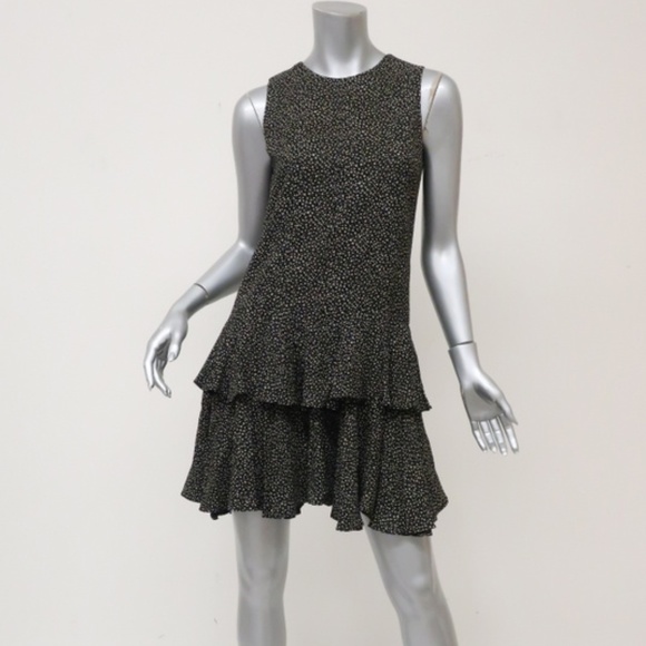 white and black heart dress